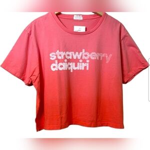 NWT MOTHER the short sleeve slouch tee